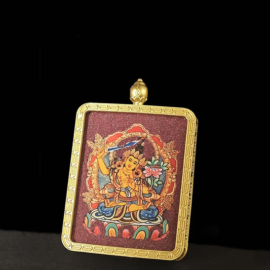 Guardian God Thangka：Samantabhadra Manjusri Bodhisattva Thangka