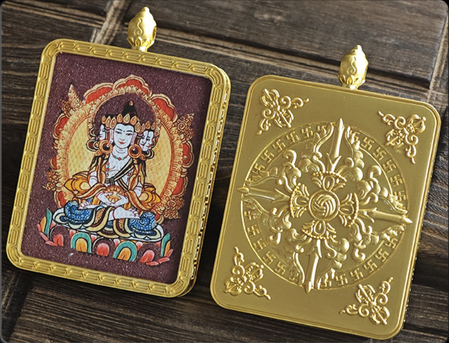 Guardian God Thangka：Samantabhadra Manjusri Bodhisattva Thangka