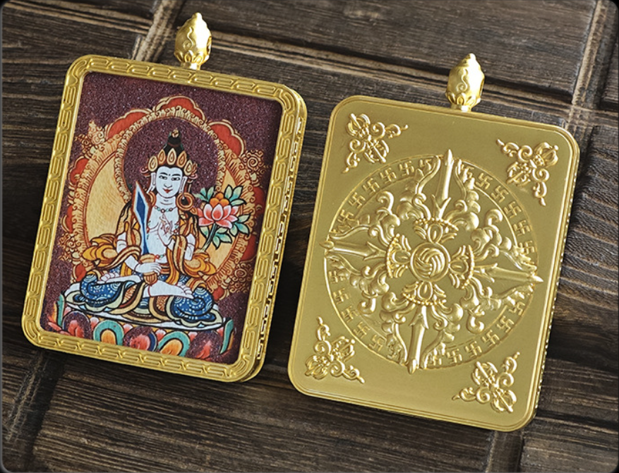 Guardian God Thangka：Samantabhadra Manjusri Bodhisattva Thangka