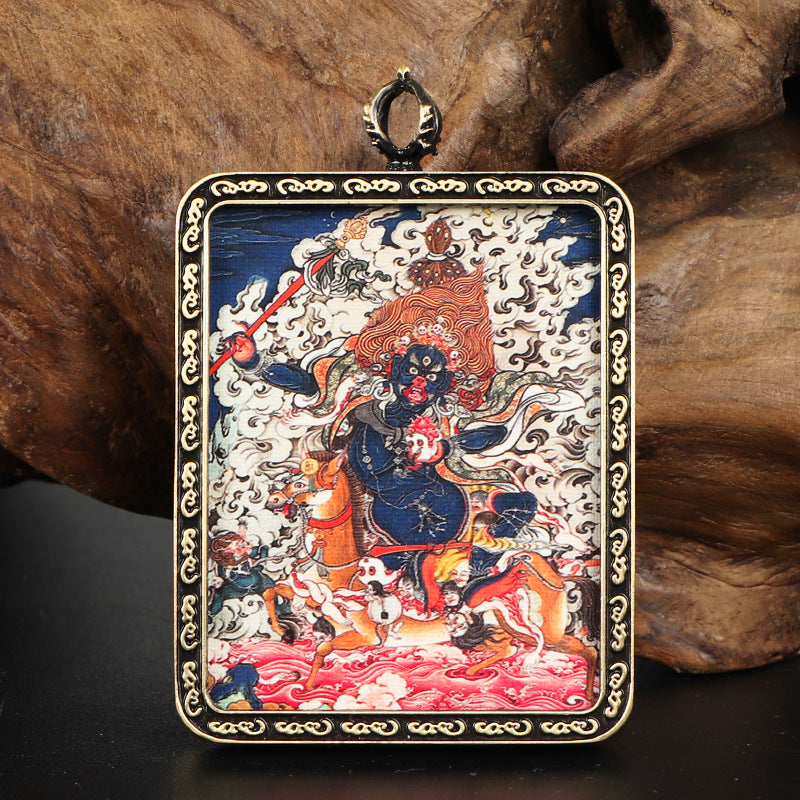 Guardian God Thangka：Twelve Zodiac Guardians Thangka