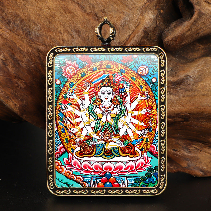 Guardian God Thangka：Twelve Zodiac Guardians Thangka