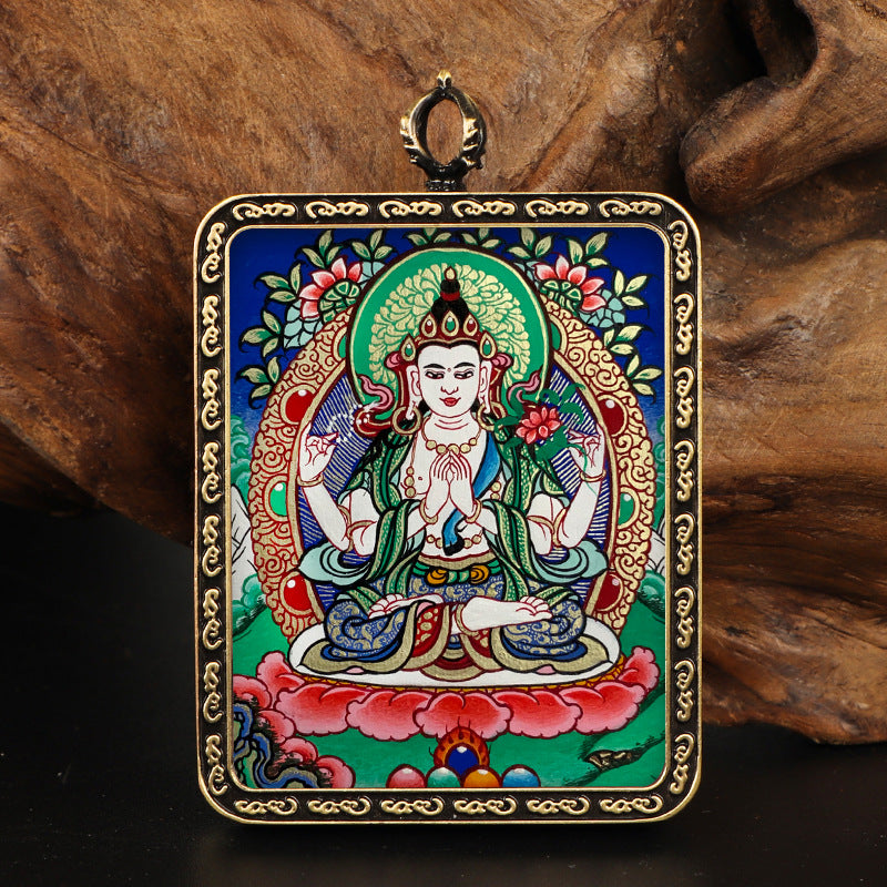 Guardian God Thangka：Twelve Zodiac Guardians Thangka