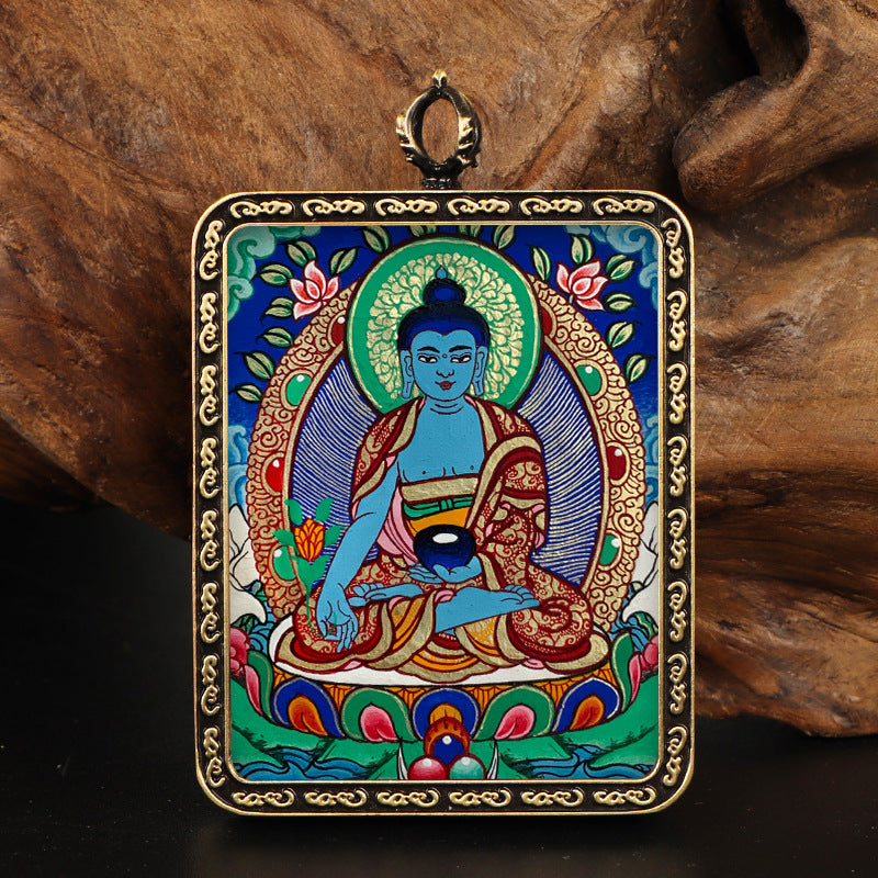 Guardian God Thangka：Twelve Zodiac Guardians Thangka