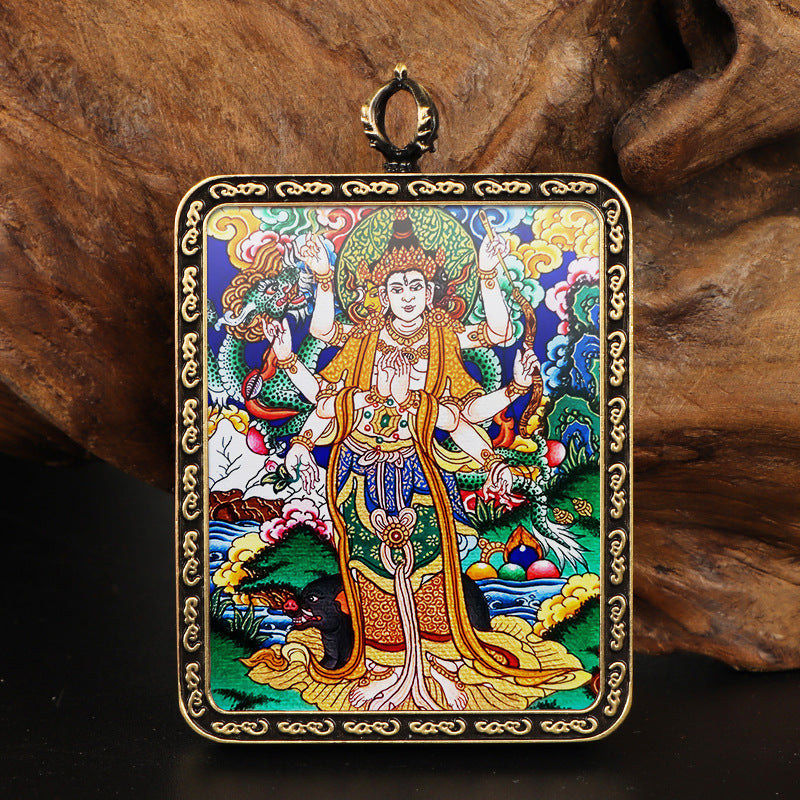 Guardian God Thangka：Twelve Zodiac Guardians Thangka