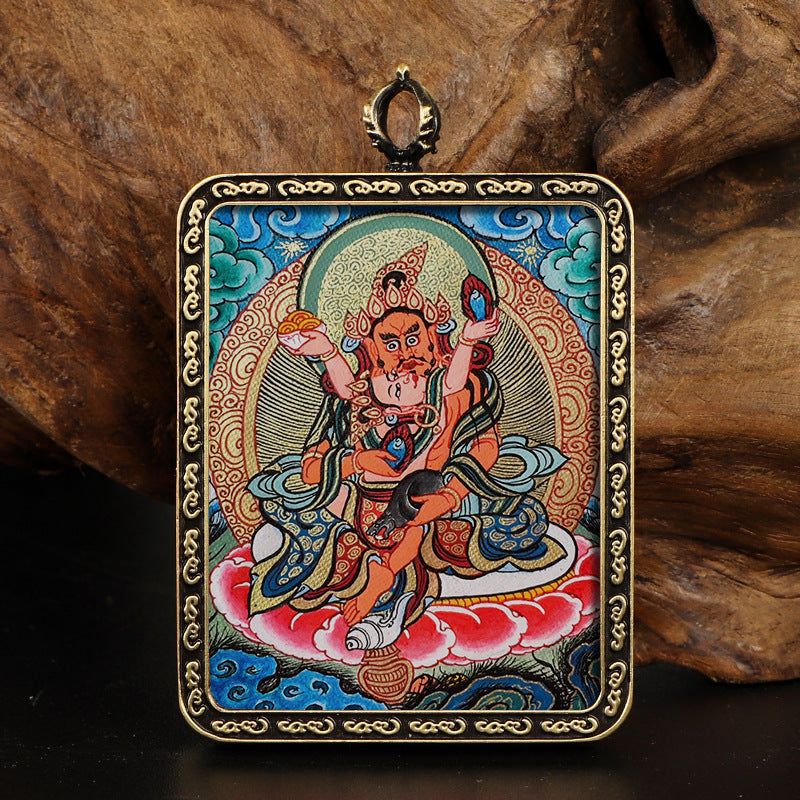 Guardian God Thangka：Twelve Zodiac Guardians Thangka