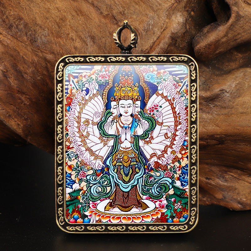 Guardian God Thangka：Twelve Zodiac Guardians Thangka