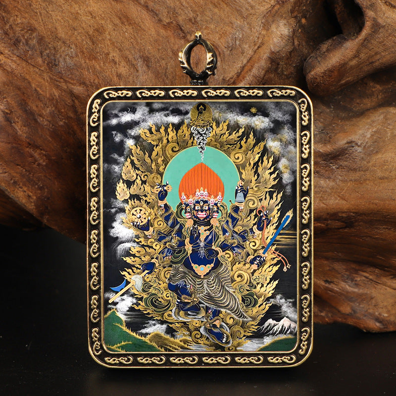 Guardian God Thangka：Twelve Zodiac Guardians Thangka
