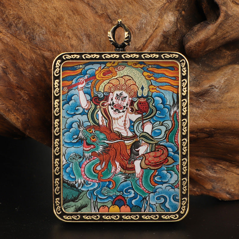 Guardian God Thangka：Twelve Zodiac Guardians Thangka