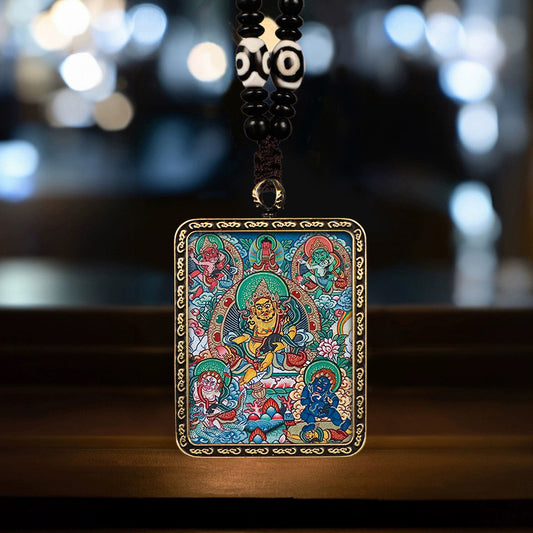 Guardian God Thangka：Twelve Zodiac Guardians Thangka